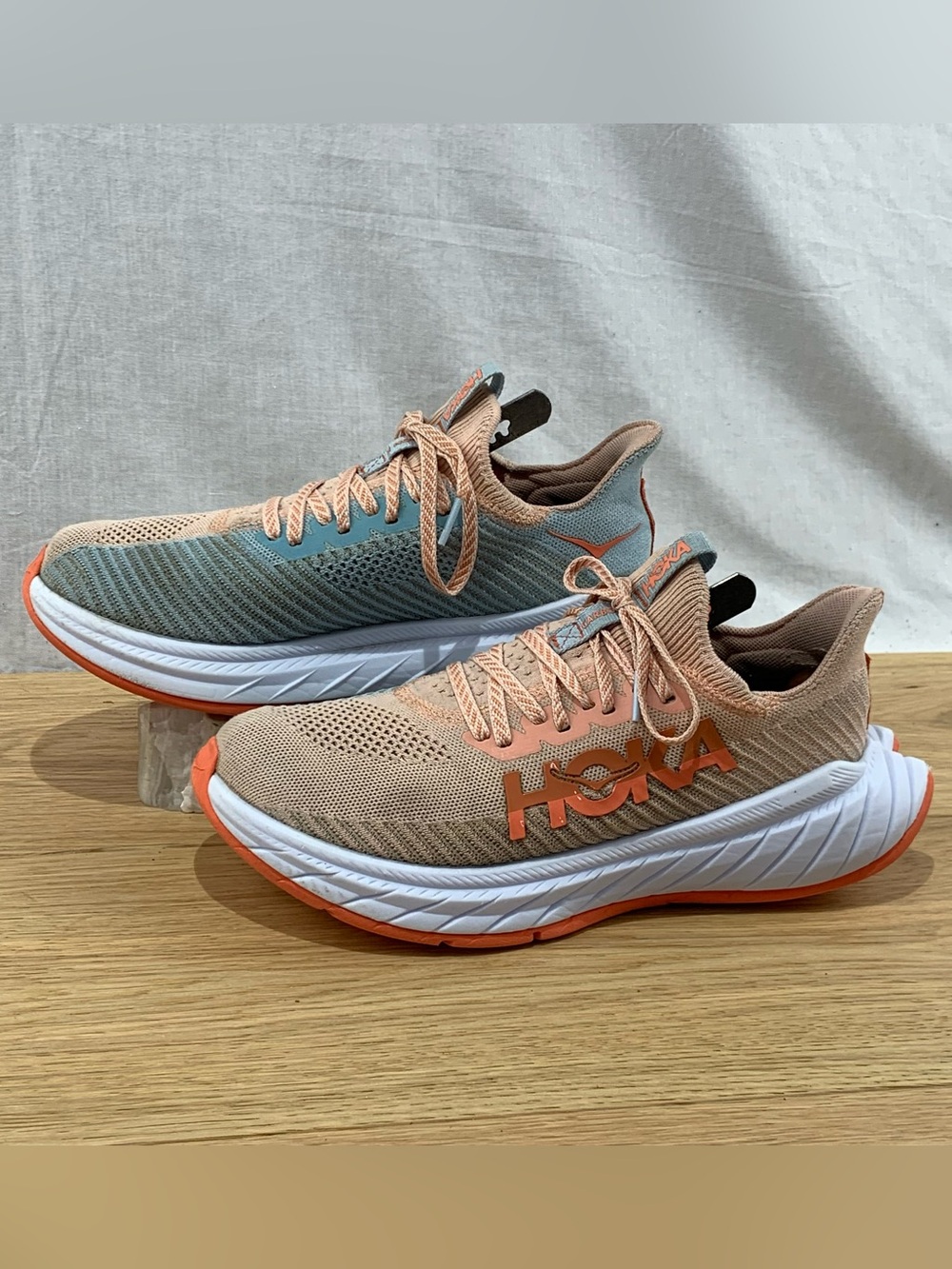 HOKA Carbon X 3 Women’s Size 8.5 B Peach Parfait Running Shoes